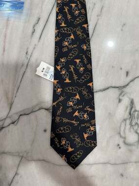 Vintage 1997 NWT Warner Bros. Daffy Duck Silk Necktie Looney Tunes